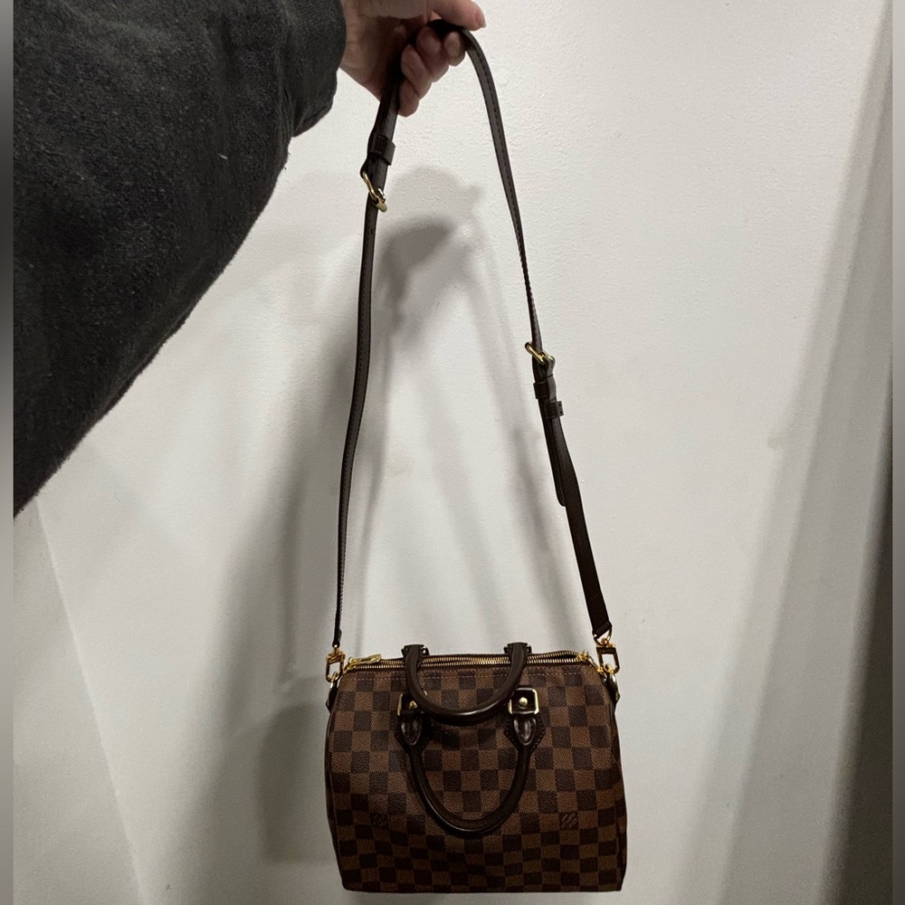 Louis Vuitton Speedy 25 Bandouliere Damier Ebene - Picture 8 of 9
